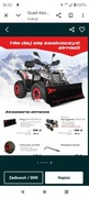 Prawie nowy quad z homologacją 