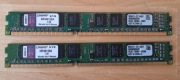 Pamięci Kingston  DDR3 8 GB 1600 CL 11 - dwie kości po 4 GB niskoprofilowe