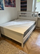 Łóżko Hemnes Ikea 160x200 (rama+stelaz) + materac (bez materaca: 600 zl)