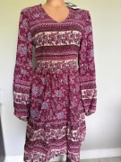 Sukienka mini Boho roz L 