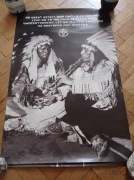Duży Plakat Vintage – Indianie & Modlitwa do Wielkiego Ducha 1995 rok