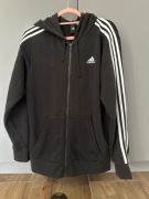 Bluza Adidas czarna M super stan kaptur rozpinana