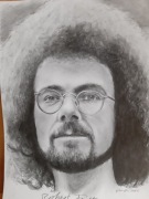 Robert Fripp rysunek muzyka