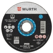 Tarcza tnąca do metalu WURTH 125 Art. 0664 101 250