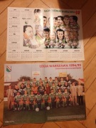 Legia Warszawa daewoo plakaty retro kalendarz 