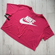 Różowa sportowa bluzka top t-shirt Loose Fit Nike sportswear modal