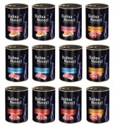 Dolina Noteci Premium Karma Mokra dla Kota 12x400g Mix 4 Smaków