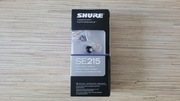 SHURE SE215 CL transparentne słuchawki dokanałowe IEM monitory