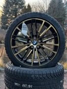 Kompletne Oryginalne Koła Zimowe Bmw 5 G30 G31 Styling 635 Gold
