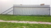 stalowa brama przesuwana 7m [w swietle 5m) + furtk
