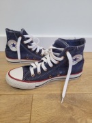 Converse Hi high tops wysokie trampki 37 jeans distressed vintage