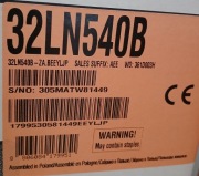 Telewizor 32 cale LG32LN540B CZARNY