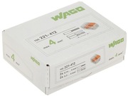 Szybkozłączka WAGO 2x4 linka 221-412