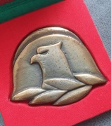 Stary medal Hełm Prl 