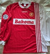 AUTOGRAF Tomasz Łapiński ORYGINALNA koszulka Widzew - Legia 1996