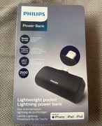 PHILIPS Mini Power Bank do iPhone Lightning przenośna ładowarka 