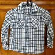 Koszula chłopięca w kratkę H&M 122 bawełna 