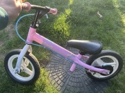 Rowerek biegowy btwin rózowy