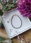 Bransoletka czarny onyks, kamień naturalny 