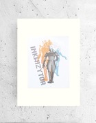 star wars plakat A4, gwiezdne wojny plakat Inkwizytor, filmowe plakaty