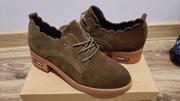 Zamszowe damskie buty