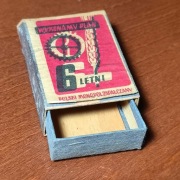 Pudełko po zapałkach MONOPOL ZAPAŁCZANY 