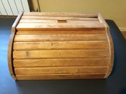 Chlebak na pieczywo drewniany duży PRL