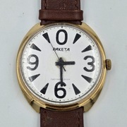 Zegarek Raketa ZSRR duża tarcza mechaniczny vintage do przeglądu