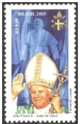 Znaczek Papież Jan Paweł II  2005 z Brazylia