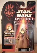 Vintage Hasbro 1998 Star Wars Boss Nass Z Chipem