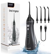 Irygator do Zębów 4 Tryby 4 Dysze Profesjonalny Bezprzewodowy Stylowy
