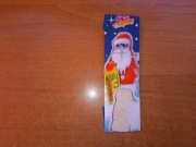 Świąteczna czekolada mikołaj puste opakowanie okładka