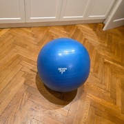 Piłka Gimnastyczna Fitness Niebieska Joga Pilates Ćwiczenia home office