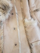 Sztuczne futerko  płaszczyk zimowy r.128/134