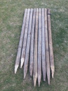 Palik słupek drewniany fi 8 cm wysokość do 200 cm