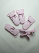 Klips plastikowy różowy zapięcie do zawieszki