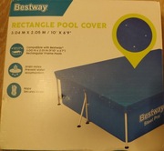 Pokrywa do basenu NA BASEN STELAŻOWY PROSTOKĄT 300x201 cm Bestway