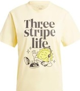 Koszulka t shirt Adidas THREE STRIPES LIFE GRAPHIC 100% bawełna rozm.S