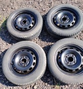 Koła 14 cali stalowe 4x108 z oponami letnimi 