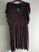 Nowa brązowa czekoladowa sukienka Spence Woman XL XXL 42