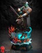 Figurka druk 3D żywica " H3LL creator Fjord - F1875 " - 240 mm
