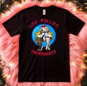 Czarna  męska  koszulka Breaking Bad Los Pollos Hermanos