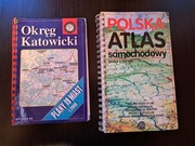 Atlas samochodowy archiwalny. 2 sztuki