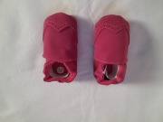 Paputki Botki Niemowlęce Kapcie Skórzane Wsuwane