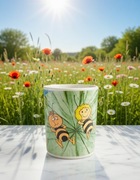 Pszczółka Maja PRL retro prezent polskie bajki dobranocka kubek ceramiczny 