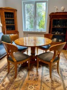 Biedermeier Zestaw Stół i Krzesła