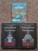 THE BATTLESHIPS SCHARNHORST AND GNEISENAU vol.1-2 NOWE + Bismarck