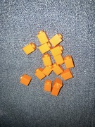 LEGO Klocek - brick 1x1 (3005) pomarańczowy 17 sztuk