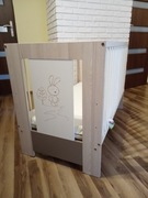 Łóżeczko dziecięce drewniane solidne.
