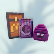 Figurka Kolekcjonerska Minecraft McDonald's Grimace Egg